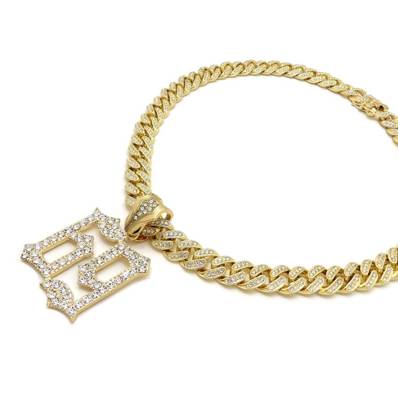 6ix9ine 69 Pendant & 18" Full Iced Out Cuban Chain - Picture 3 of 6